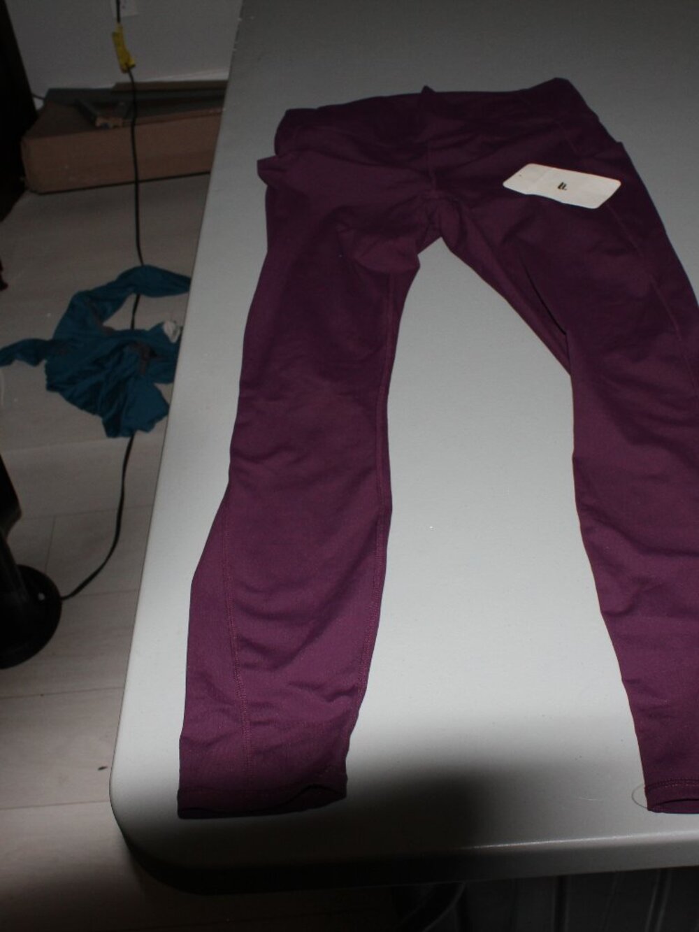 Purple Fablectics Oasis High-Waisted Leggings Size XL